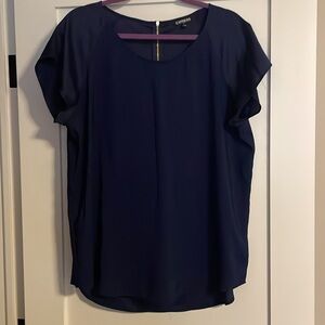 Navy blouse